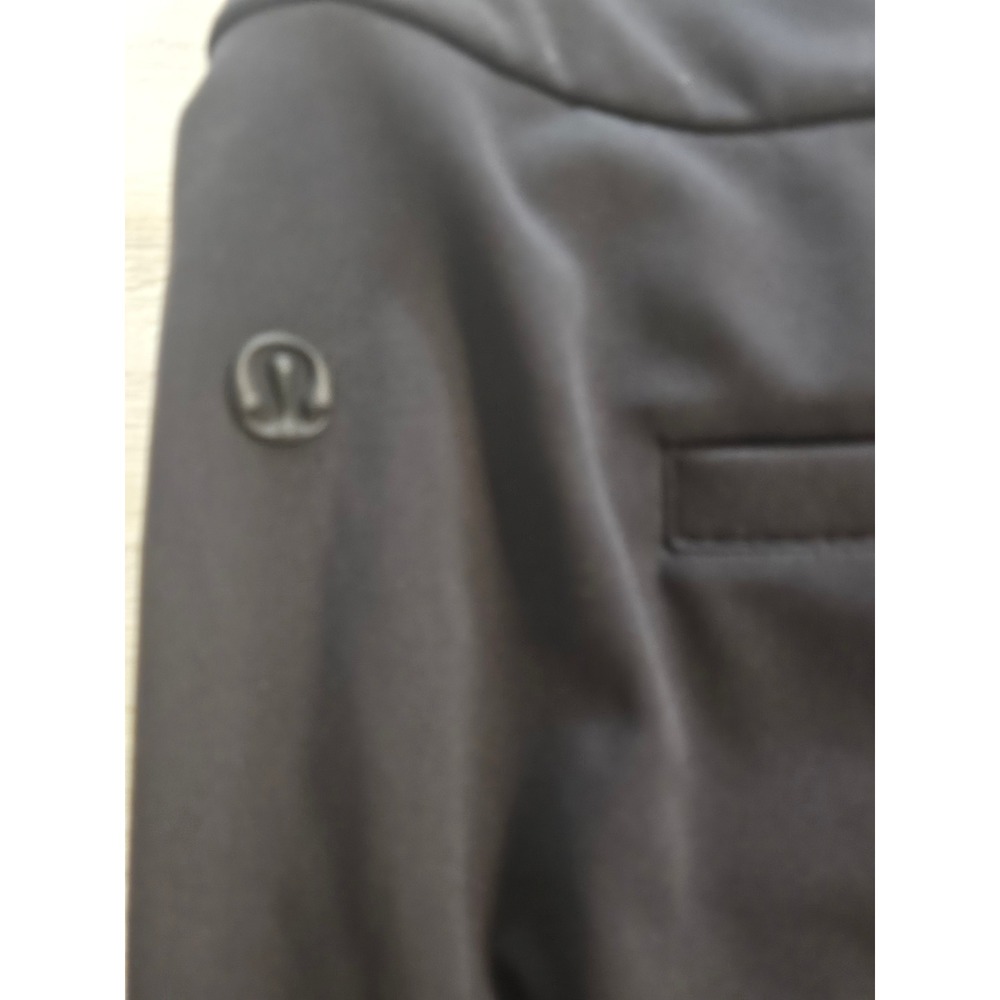 Lululemon Black Keep Moving Pull On Pants Stretch Waist Women M #753 - Picture 3 of 9